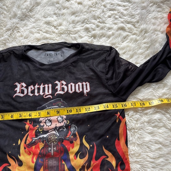 Betty Boop Black Graphic Top - Picture 6 of 7